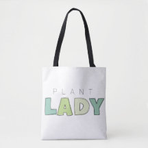 Bolsa Tote da Dama das Plantas