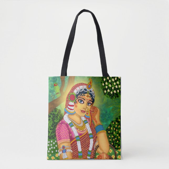 Bolsa Tote da Deusa Radha (Frente)