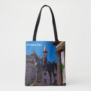 Bolsa Tote Da "sacola do saco mensagem" de Glasgow