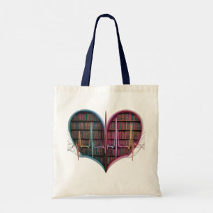 Bolsa Tote da Série Biblioteca Artística - Canvas 