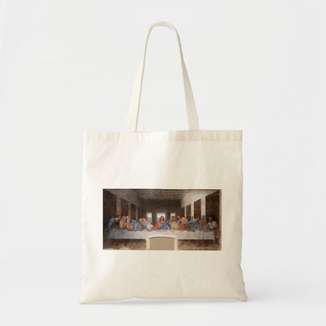 Bolsa Tote Da Vinci é o último jantar (Frente)