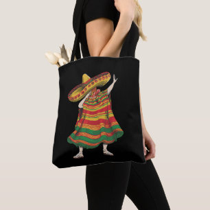 Bolsa Tote Dabbing Poncho Mexicano Festa Cinco De Maio