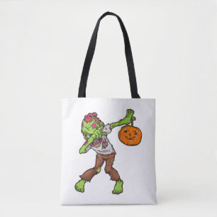 Bolsa Tote Dabbing Zombie Halloween Dab Funny Gift design