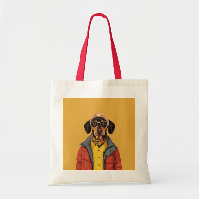 Bolsa Tote Dachshund (Frente)