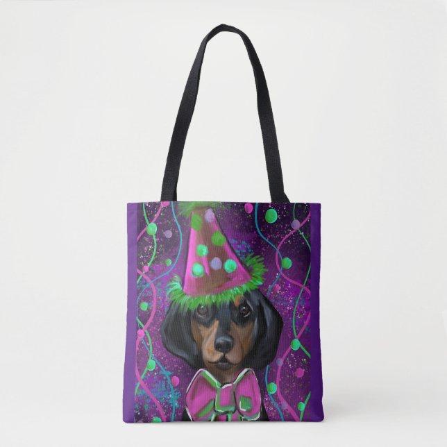 Bolsa Tote Dachshund (Frente)