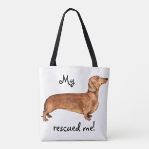 Bolsa Tote Dachshund do salvamento