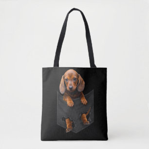Bolsa Tote Dachshund No Meu Pocket Dachshund Weiner Dog Gift