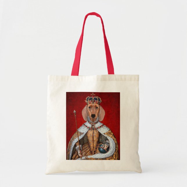 Bolsa Tote Dachshund Queen (Frente)