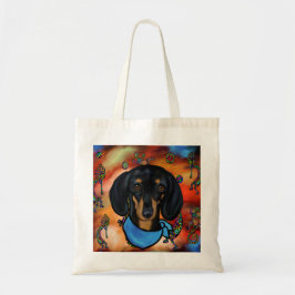 BOLSA TOTE DACHSHUND SUUTHWESTERN ART