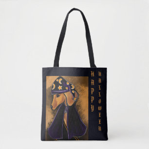 Bolsa Tote Dachshund vermelho  