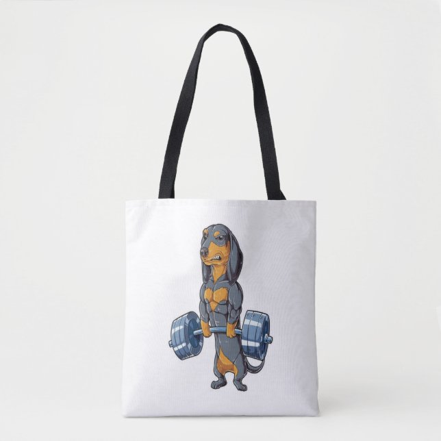 Bolsa Tote Dachshund Weight (Frente)