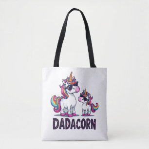 Bolsa Tote Dadacorn - O Pai Mágico do Unicórnio