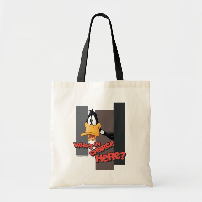 Bolsa Tote DAFFY DUCK™ "Quem está no comando aqui" (Frente)