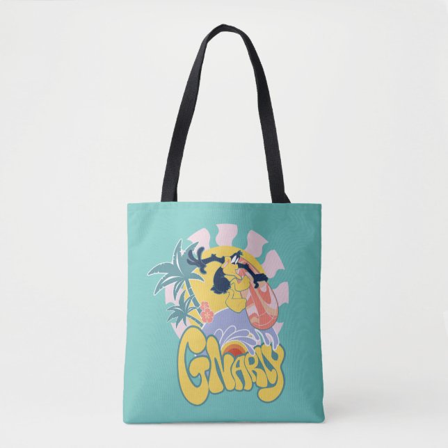 Bolsa Tote DAFFY DUCK™ Surfing - Gnarly (Frente)