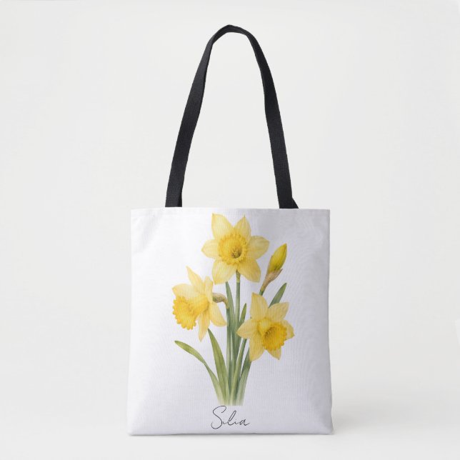 Bolsa Tote Dafodil de Março (Frente)