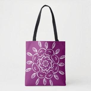 Bolsa Tote Dahlia Mandala
