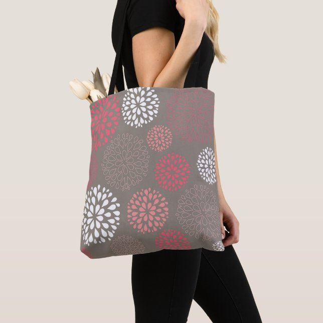 Bolsa Tote Dahlia Pattern (Close Up)