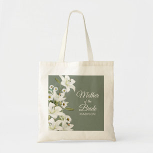 Bolsa Tote Daisies e lírios brancos