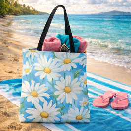 Bolsa Tote Daisies Floral
