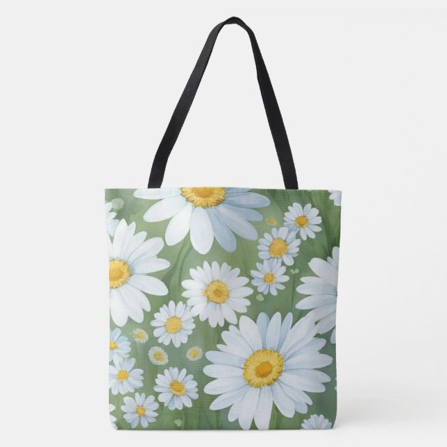 Bolsa Tote Daisies Floral (Frente)