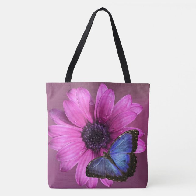 Bolsa Tote Daisy e Butterfly (Frente)