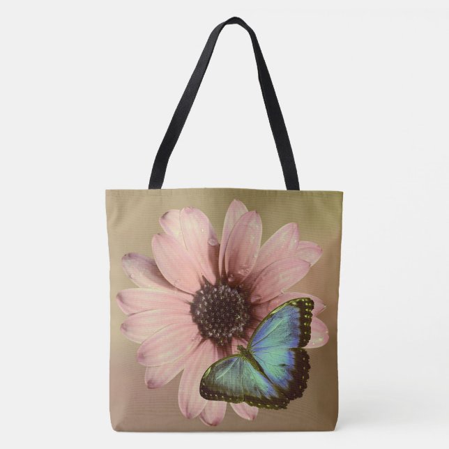 Bolsa Tote Daisy e Butterfly (Frente)