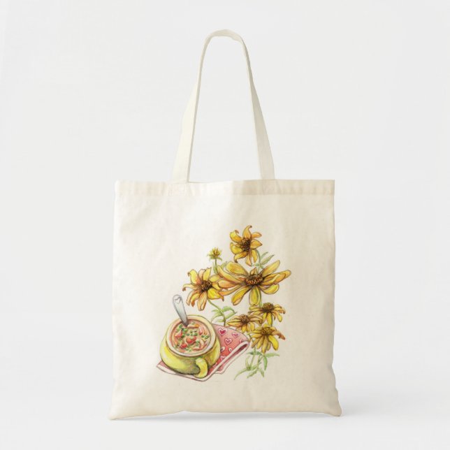 Bolsa Tote Daisy e Soup (Frente)