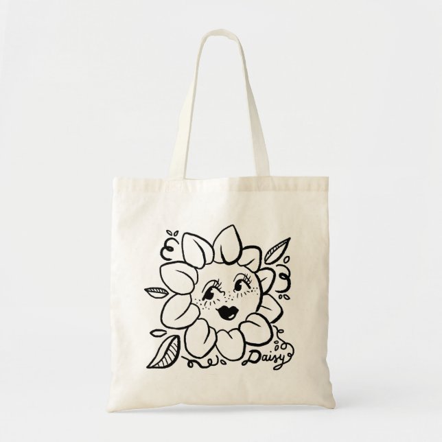 Bolsa Tote Daisy Flower Tote Bag (Frente)