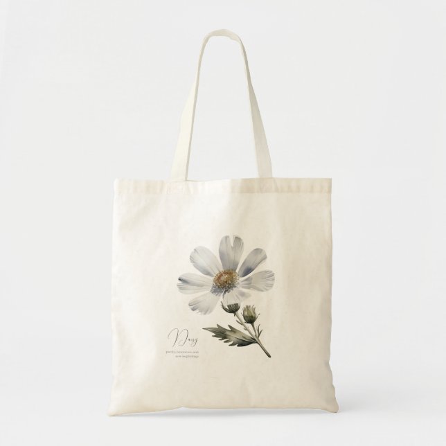 Bolsa Tote Daisy Flower Tote Bag (Frente)