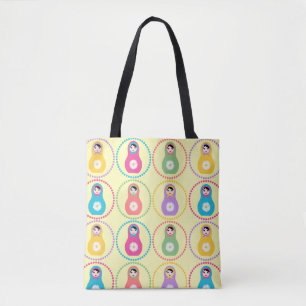 Bolsa Tote Daisyflower Matryoshka