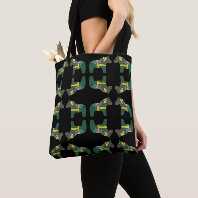 Bolsa Tote Dala Horses (Close Up)