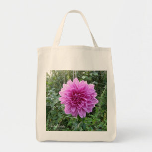 Bolsa Tote Dália da lavanda em uma sacola