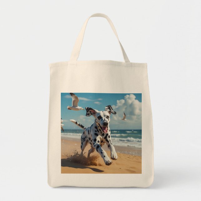 Bolsa Tote Dalmaciano Elegante Tote Bag (Frente)