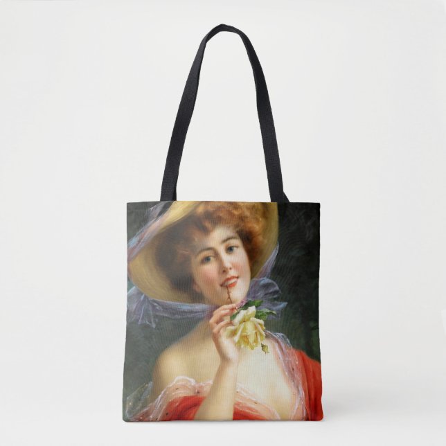 Bolsa Tote Dama de Falno Vermelho (Frente)