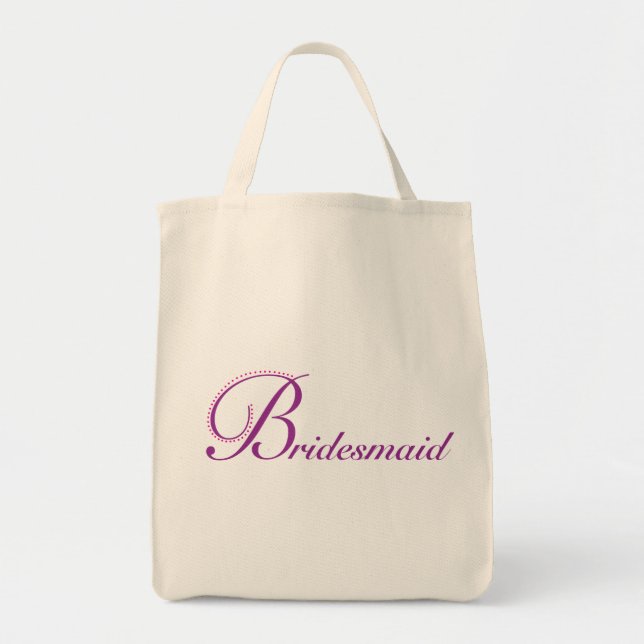 Bolsa Tote Dama de honra delicado (Frente)