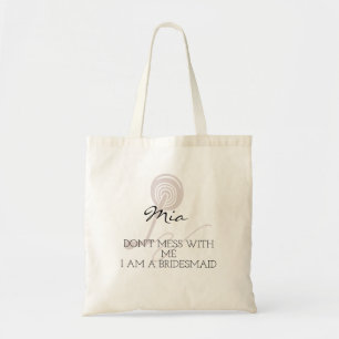 Bolsa Tote Dama de honra   Despedida de Solteira Moderna Mini