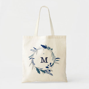 Bolsa Tote Dama de honra floral personalizada