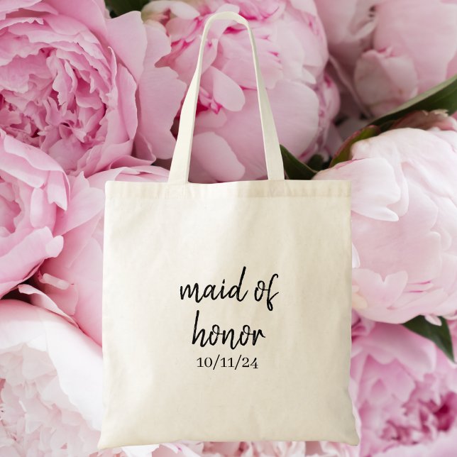 Bolsa Tote Dama de Honra / Presente Personalizado para a Fest (Criador carregado)