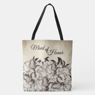 Bolsa Tote Dama de honra Vintage