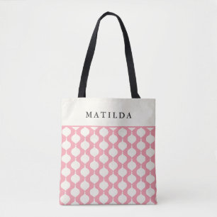 Bolsa Tote Dama de Natal elegante e bauble