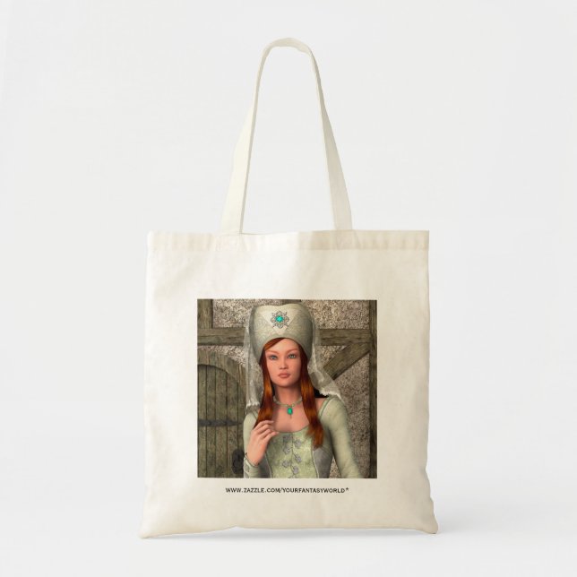Bolsa Tote Dama Medieval  (Frente)