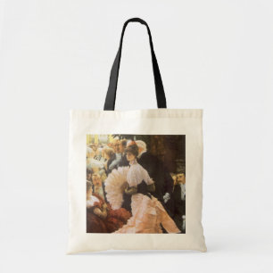 Bolsa Tote Dama Política de James Tissot, Era Vitoriana Antig