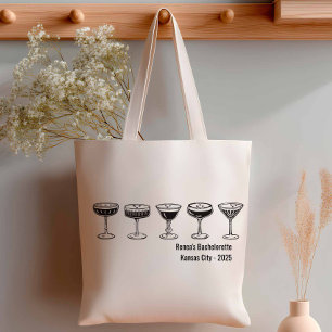 Bolsa Tote Damas de Honra Espresso Martini Despedida de Solte
