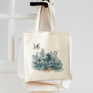 Bolsa Tote Damas de honra Floresta Aquarela