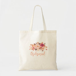 Bolsa Tote Damas de honra presente floral casamento festa nup