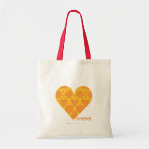 Bolsa Tote Damasco 2 laranja-amarelos