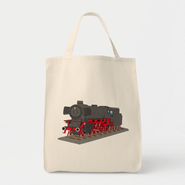 Bolsa Tote Dampflokomotive (Frente)