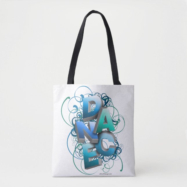 Bolsa Tote Dança 3D (Primavera) (Frente)