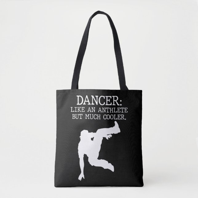 Bolsa Tote Dança Considerando Dançarino de Dançarino Legal (Frente)