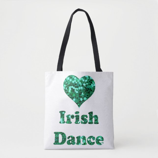 Bolsa Tote Dança irlandesa do amor frente e verso (Frente)